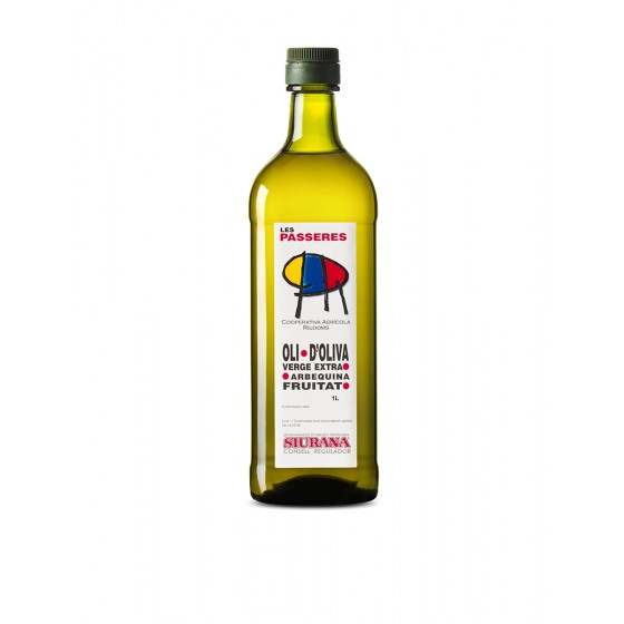 Ampolla 1 litre d'oli d'oliva DOP Siurana